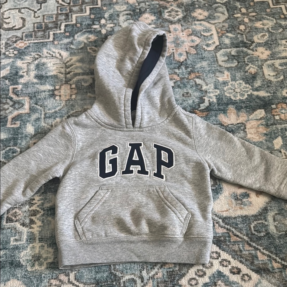 GAP Kids Heather Gray Hoodie